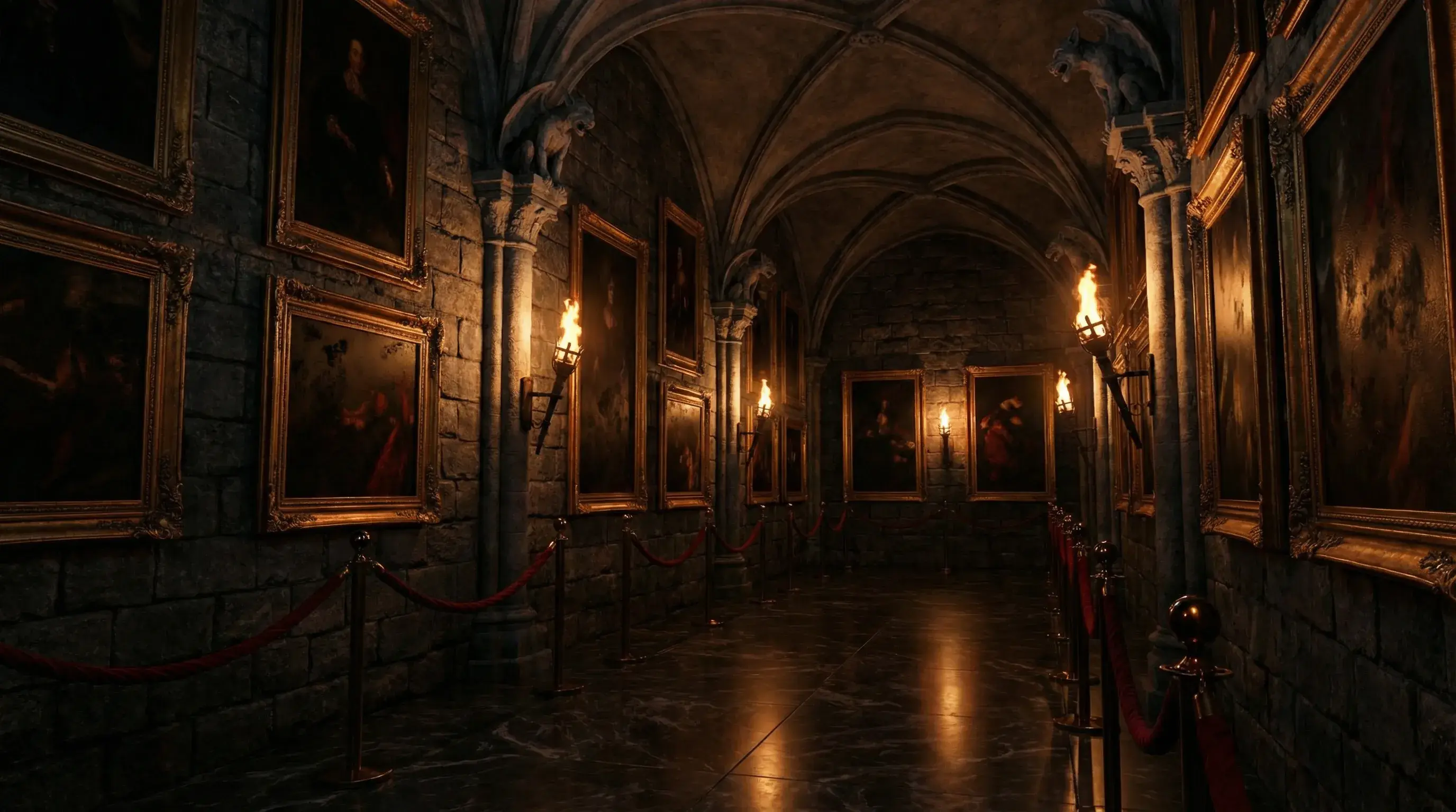 成人动漫 炼狱回廊背景